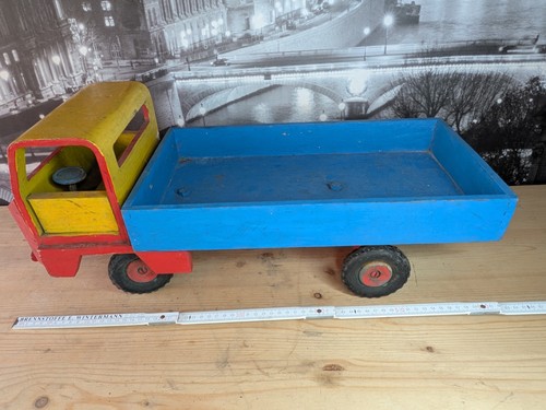 Ddr holzlastwagen 60cm - 60cm, bunt