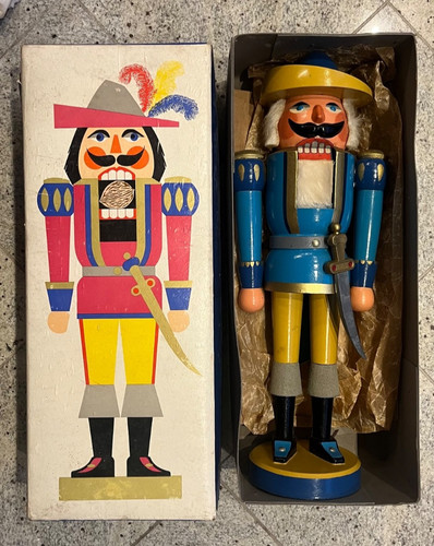 Holz nussknacker soldat - holz, hut