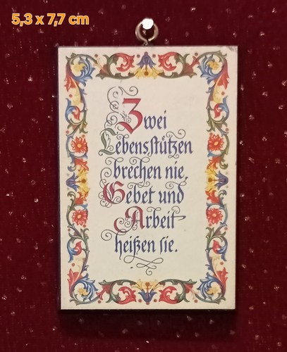 Holzbild bedruckt mit spruch - holzbild,