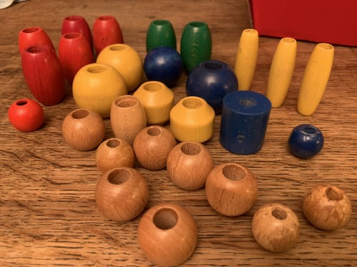 Holzperlen bunt holzkugeln - holzperlen,