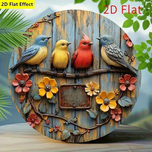 Vogel bunt holz wand - vogel,