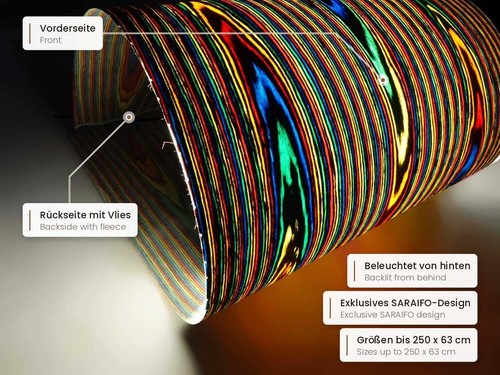 Regenbogen furnier rainbow - furnier,