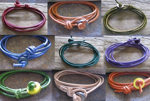 Echt leder armband herren - echt,