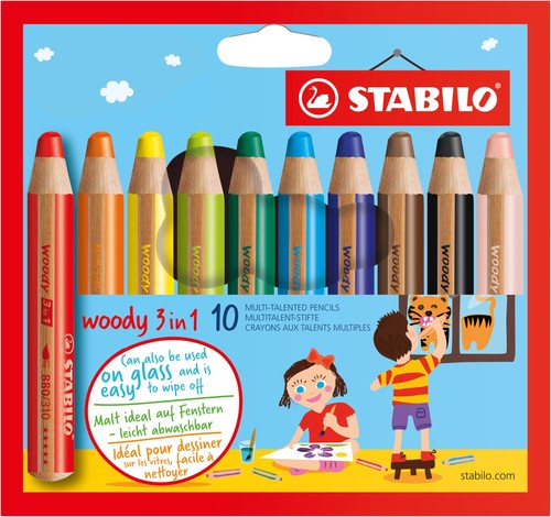 Stabilo woody 1 buntstift - in,