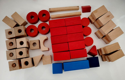 Bauklötze bunt holz - bauklötze,