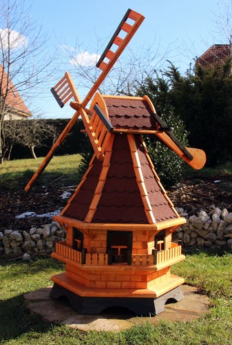 Garten windmühle 130cm - windmühle, xl