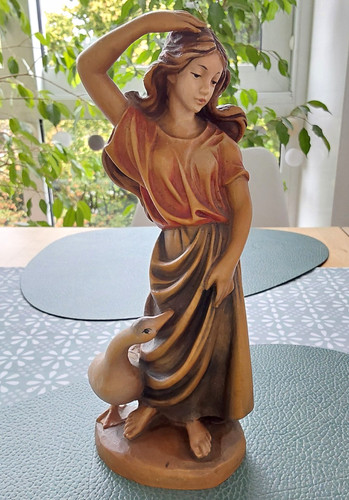Religiöse skulptur frau - skulptur, mit