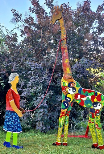 Kunstgitraffe höhe 310 - 310, cm