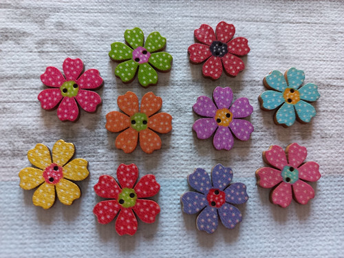 Knöpfe blumenknöpfe bunt - blumenknöpfe,